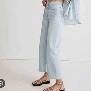 Madewell perfect vintage wide leg crop